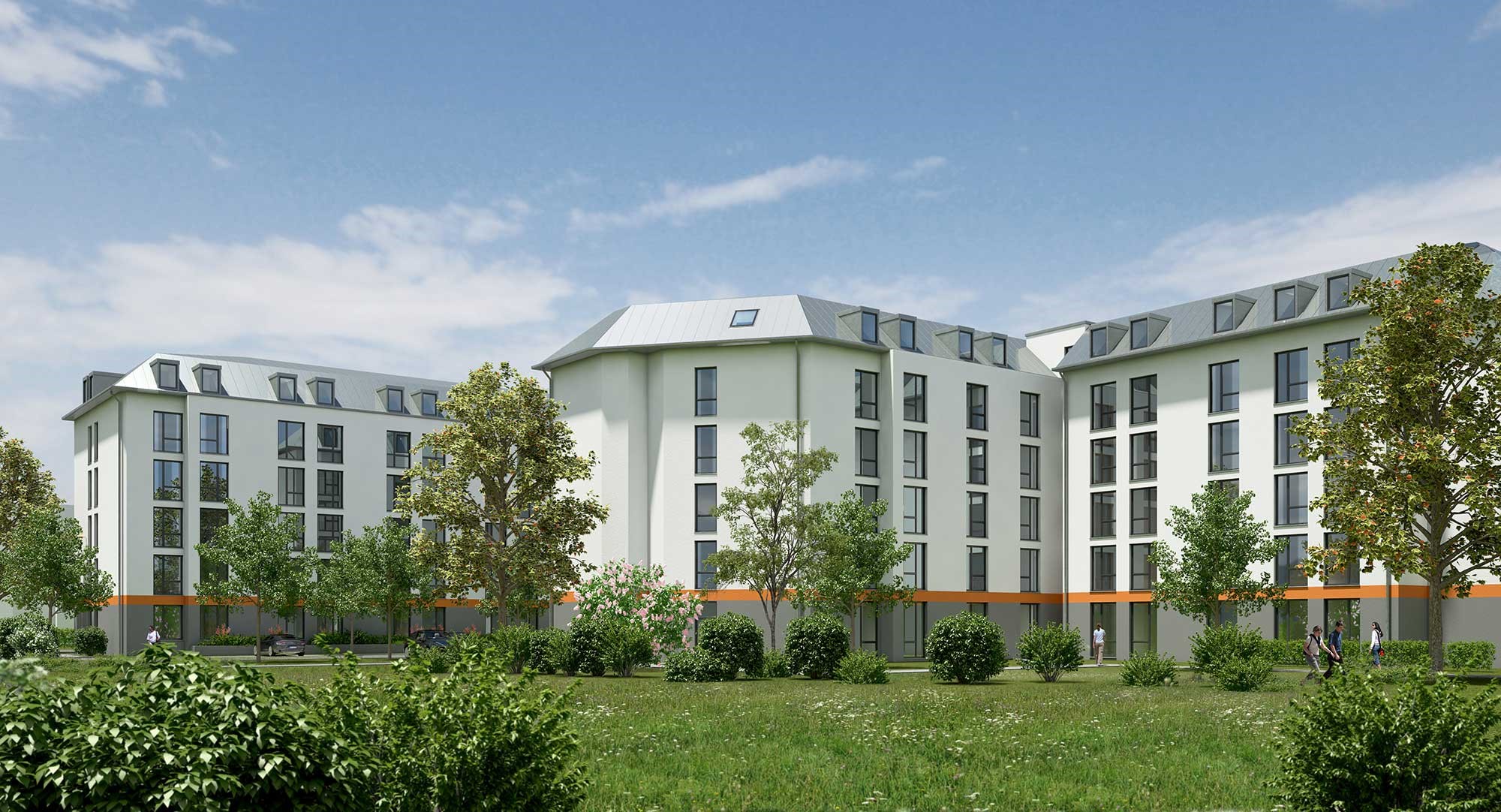 Neubau Boardinghaus First Sleep in München Griesfeldstraße mit 396 ...